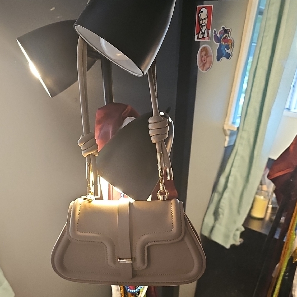 Rachel Zoe Taupe Shoulder Bag
